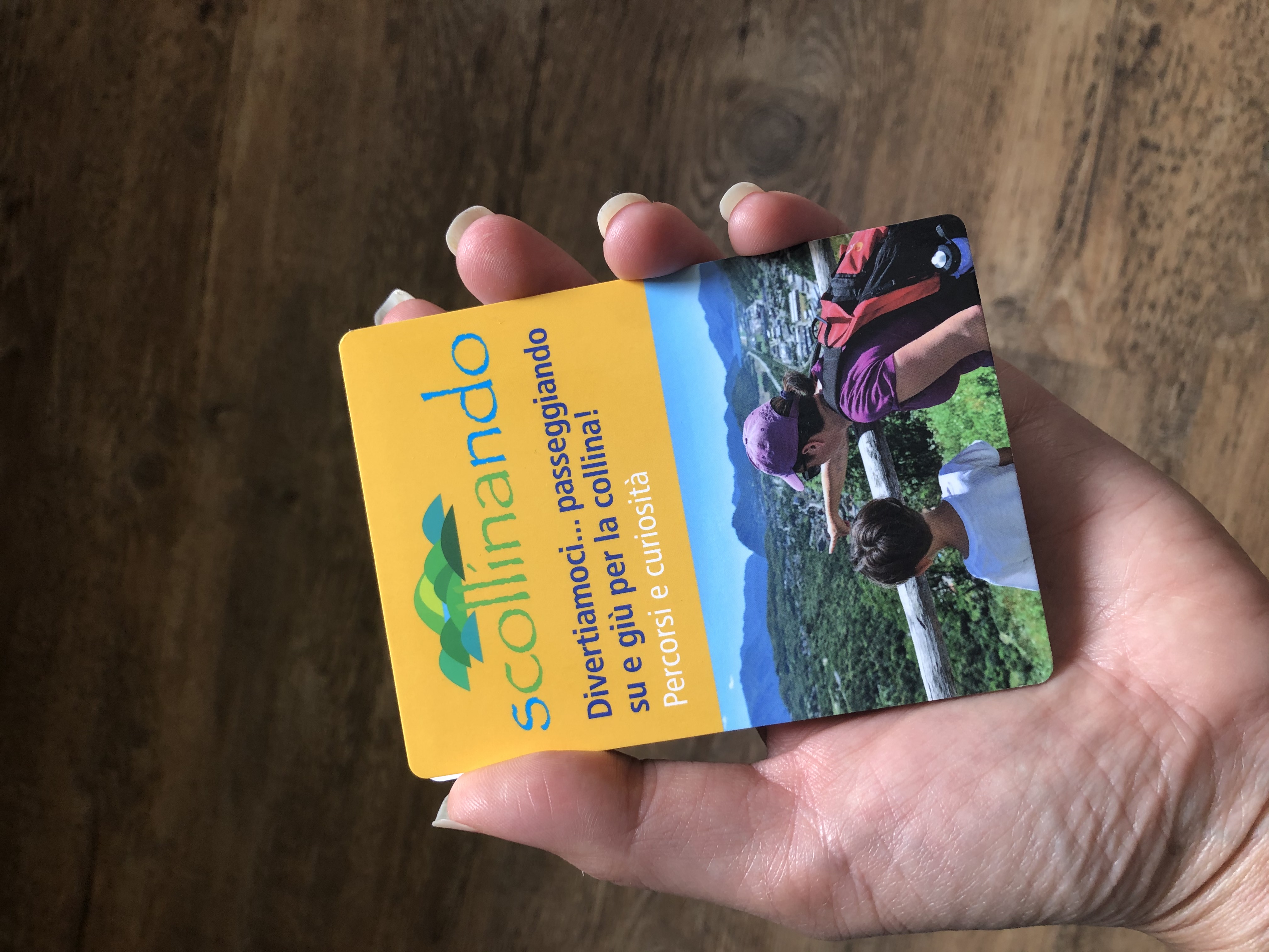 prospetto percorsi in mano